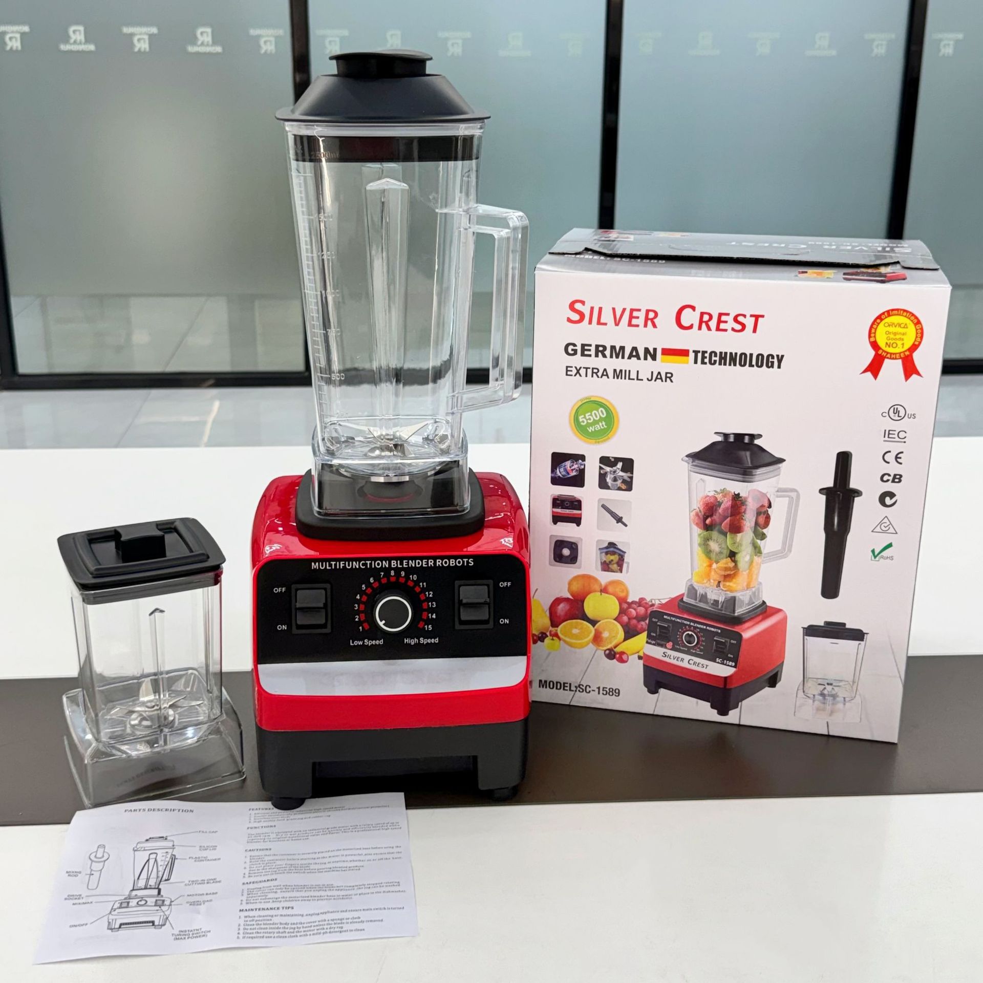 767 Wall Breaker Africa Hot Selling Blender Double Cup CKD Export SKD Cross-border Food Complementary Machine Middle East Hot Model 220V