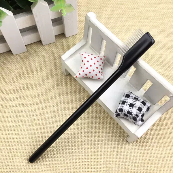 Ouyani's Fine Teeth Steel Needle Eyelash Comb Single Eyebrow Brush Eyebrow Slimming Comb Fly Leg Beauty Makeup Tool