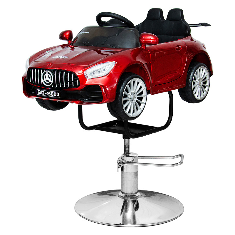 Silla de peluquería transfronteriza para niños silla de cabello giratoria silla de elevación salón de peluquería multifuncional asiento de automóvil de dibujos animados al por mayor image 11