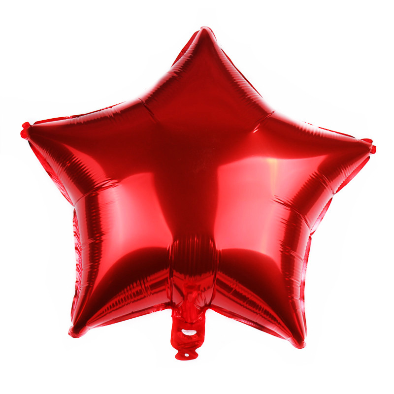 Birthday Star Aluminum Film Party Balloons display picture 2
