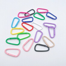 多功能5号D型烤漆彩色挂扣LED灯背包连接扣登山帐篷野营快挂批发