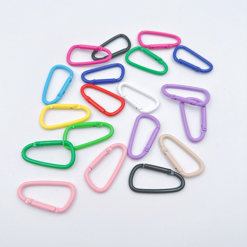 多功能5号D型烤漆彩色挂扣LED灯背包连接扣登山帐篷野营快挂批发