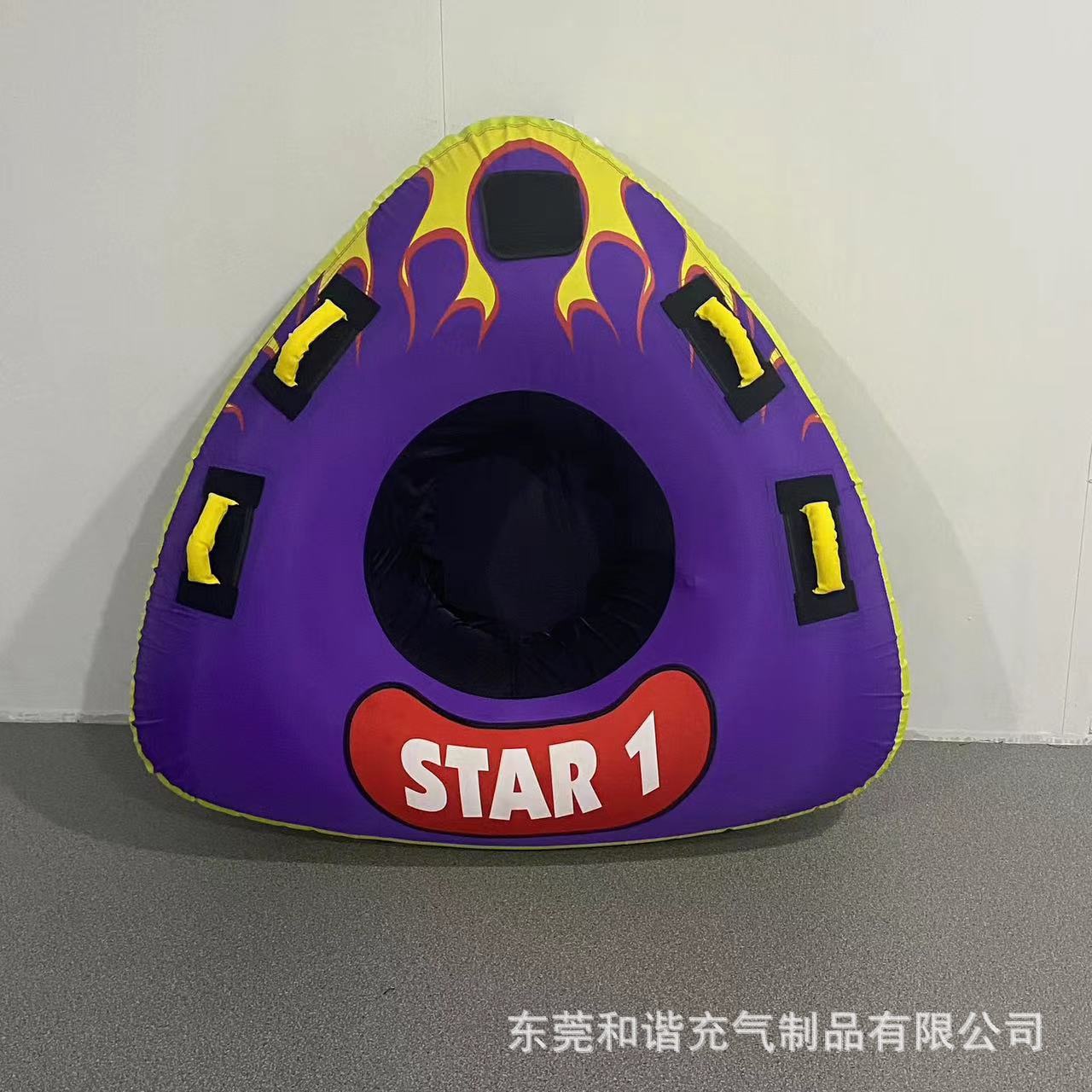 Fábrica de suministro directo de puntos multi-personas lancha de tracción aerodinámica inflable sobre el agua tractor de surf flotante para dos personas