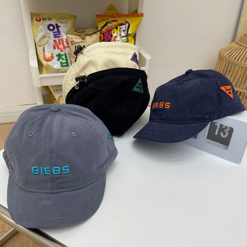 简约款日系复古短檐软顶鸭舌帽子男女士韩版街头嘻哈棒球帽休闲潮|undefined