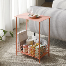 Side Table Sofa Corner Table Iron Tea Table Living Room Stor