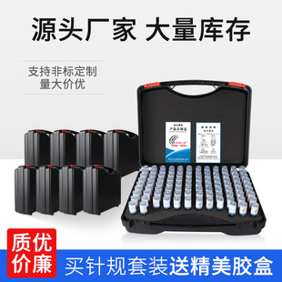 Fengjie Complete Set of Needle Gauge Plug Gauge White Steel Interval 0.01mm High-Precision Gauge Smooth Pass and Stop Gauge 101 Pieces