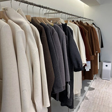 双面羊绒大衣女装长款2025冬新款高级感赫本风羊女装批发