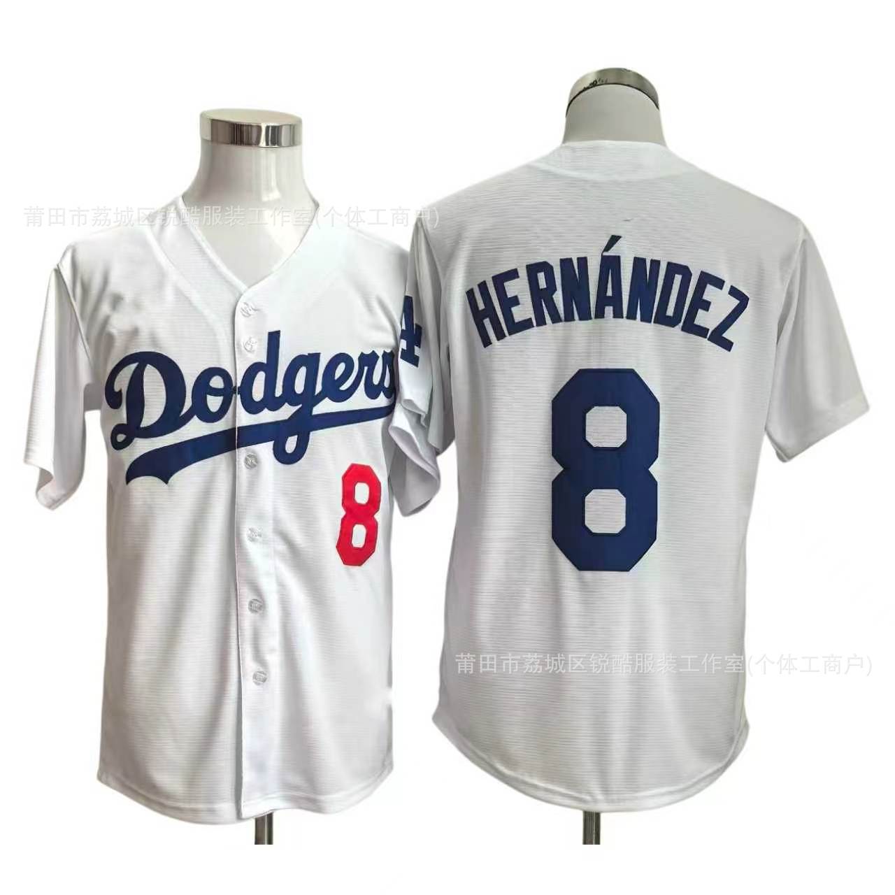 Los Angeles Dodgers Sports Baseball Jersey Limited Edition 8 # Enrique Hernandez Hernandez