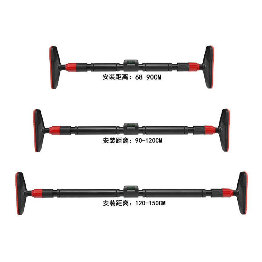 Puerta barra horizontal interior sin punzón dispositivo pull-up hogar pared marco de la puerta equipo de fitness barra colgante para niños barra individual