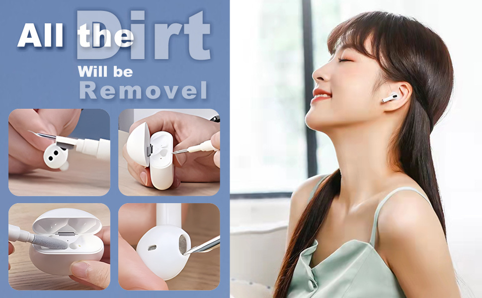 Bluetooth temizleme kalemi Bluetooth kulaklık temizleme kalemi toz giderme aracı kulaklık cep telefonu temizleme artefaktı