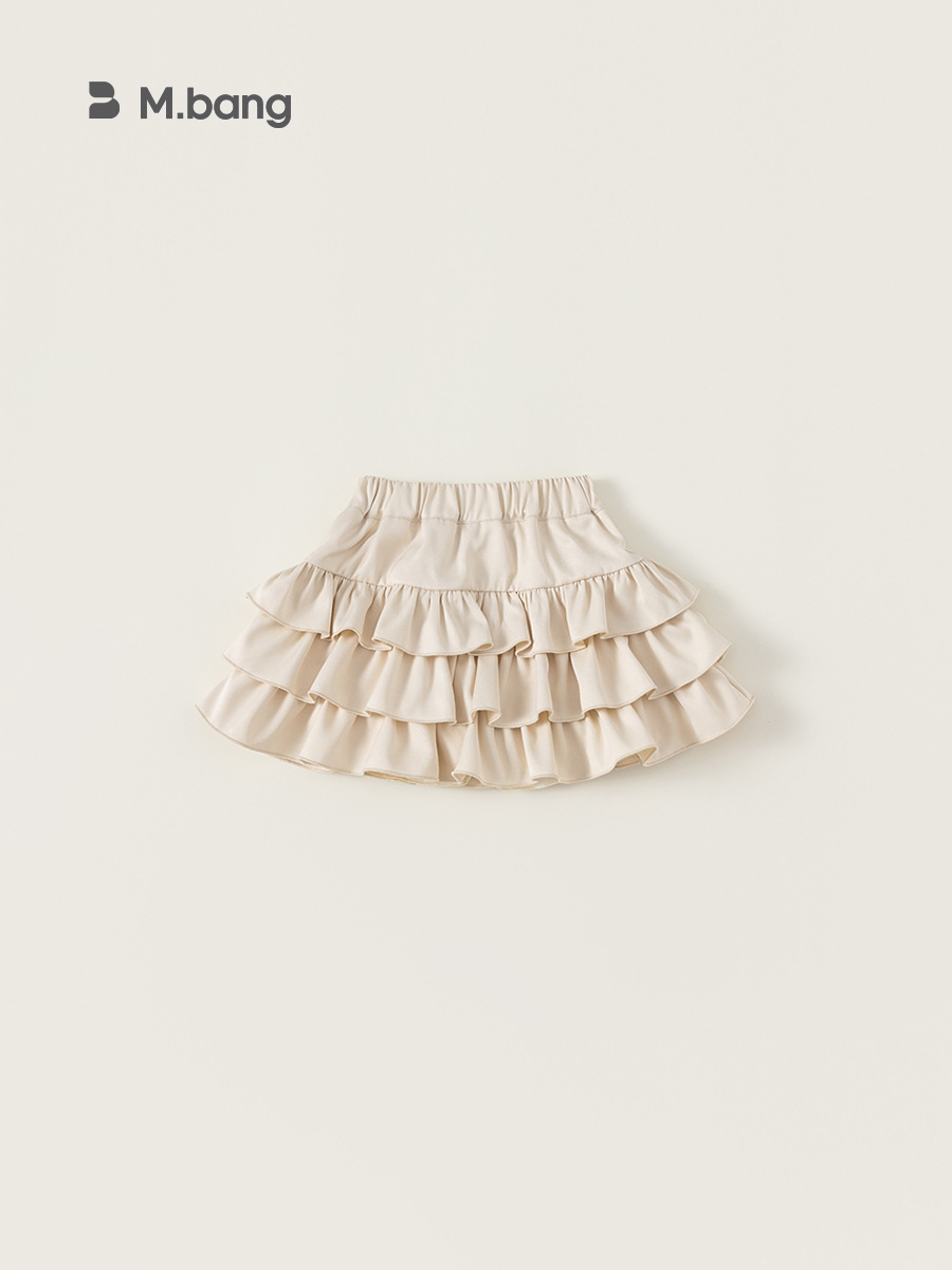 Falda para Niñas Bangxuan, Falda Corta de Color Sólido, Falda Tipo Pastel, Falda de Media Pierna para Niña Pequeña, Falda Tipo A para Bebés