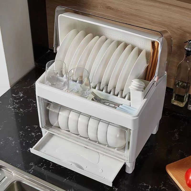 Estante de almacenamiento de la cocina taza de vidrio taza de té estante de almacenamiento estante de taza estante de tazón placa plato estante de drenaje estante de la cocina