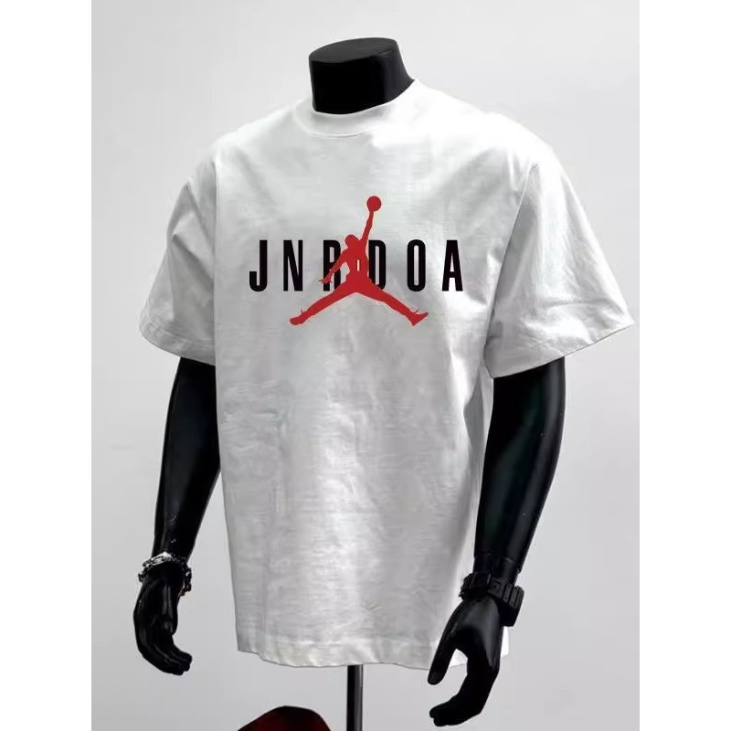 American Niche Street Style Brand Jumpman Short-Sleeved T-Shirt for Men and Women, Summer Loose Casual Hip-Hop Pure Cotton Top American Niche Street Style Brand Jumpman Short-Sleeved T-Shirt for Men and Women, Summer Loose Casual Hip-Hop Pure Cotton Top