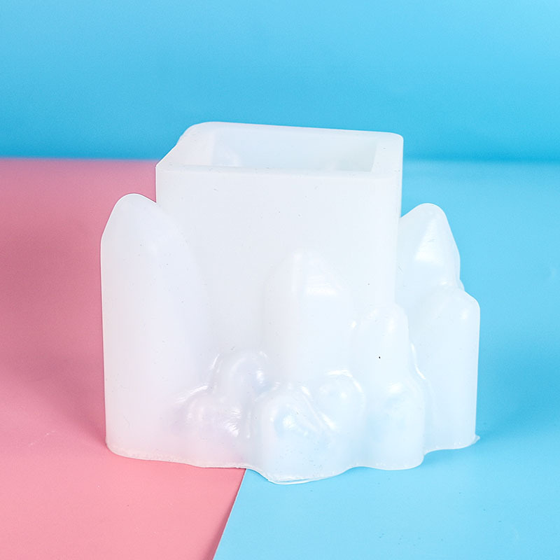 크리스탈 클러스터 실리콘 몰드 01