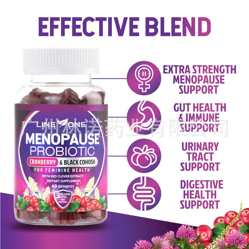 WOMEN'S MENOPAUSE PROBIOTIC GUMMIES- MENOPAUSE RELIEF | 60Ct