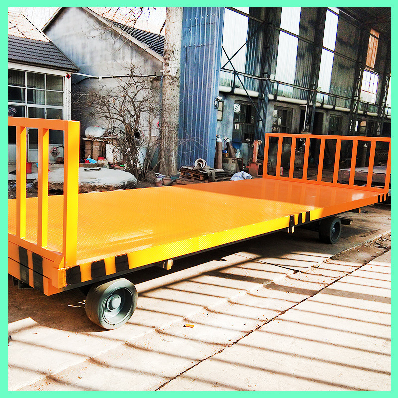 平板拖车周转牵引式重型牵引吨要求平板车欧能工厂按送货默认项