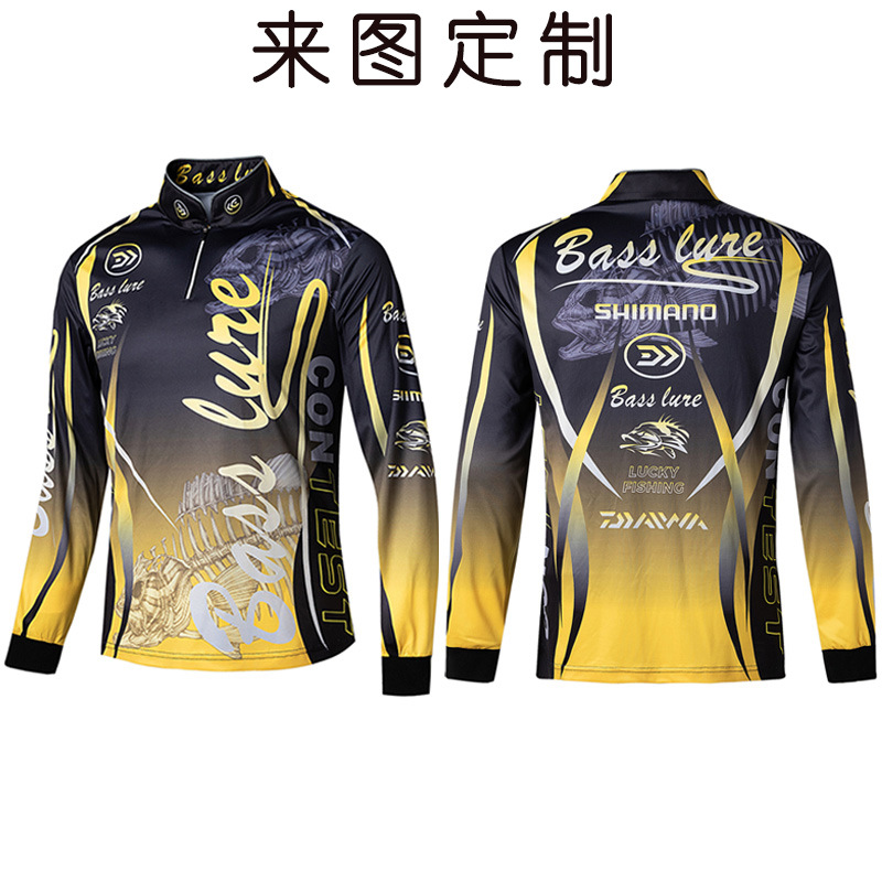 Custom Sports Outdoor Sunscreen Suit Summer Trendy Men's Breathable Large Size Sea Fishing Thin Outdoor Anti-mosquito Breathable Long-sleeved Shirt