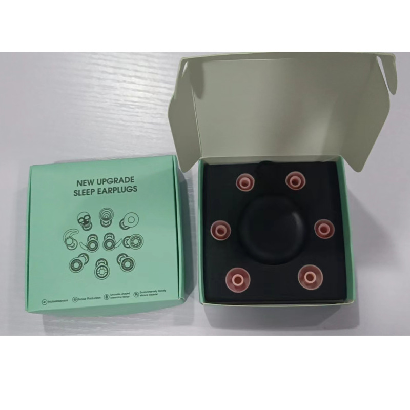 跨境定制款专供硅胶隔音降噪睡眠耳塞挂脖耳塞可定制产品logo颜色|undefined