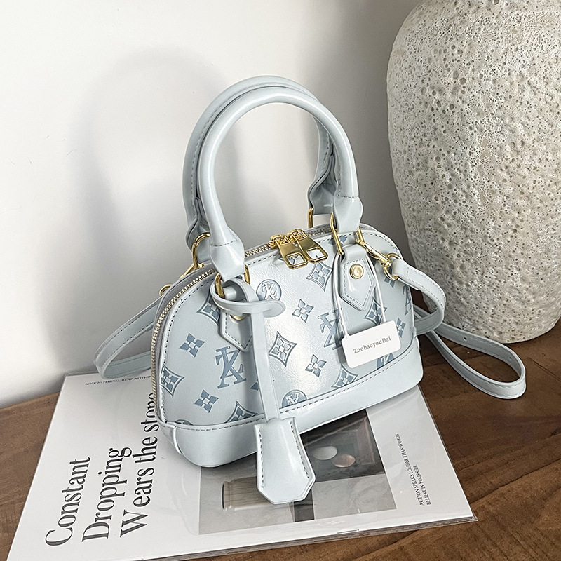 Cross-Border Fashion High-End Shell Crossbody Bag, Stylish Versatile Women's Bag, Trendy Bag with Fashionable Print, Crossbody Bag