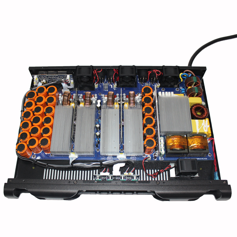 K4-1000 amplificador de potencia digital de cuatro canales 1000W puro Nivel de alta fidelidad calidad de sonido de alta potencia rendimiento de la etapa