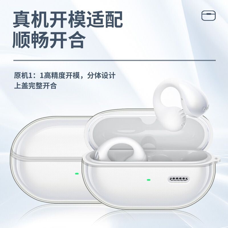 Suitable for Soundpeats Cc Clip-On Wireless Bluetooth Earphones Protective Case Transparent Tpu Soft Protective Shell Suitable for Soundpeats Cc Clip-On Wireless Bluetooth Earphones Protective Case Transparent Tpu Soft Protective Shell