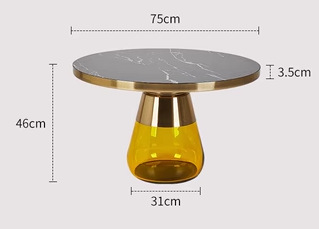 Yellow, black, glass, big