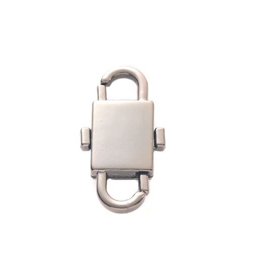 Bag chain spring buckle 8-character buckle artifact quick-hang key bag adjustment metal alloy carabiner 8-character buckle