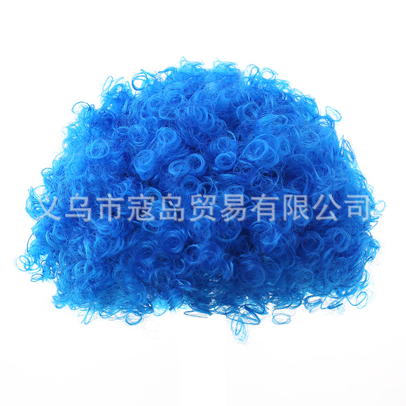 Peluca retro multicolor para Halloween discoteca cosplay y fiestas