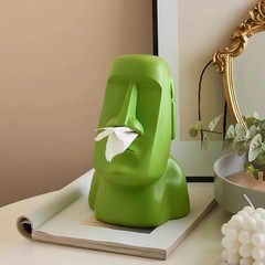 ネットの赤い創意の石像のティッシュの箱の家庭用の客間の高級な軽い豪華なティッシュの箱の多機能の高級感の装飾の置物