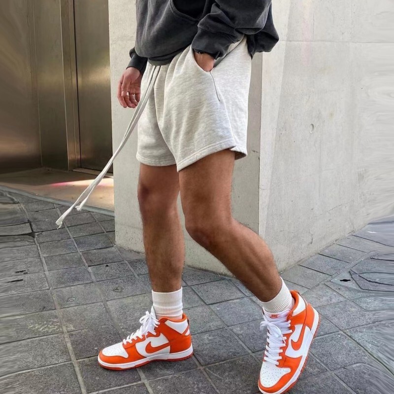 Summer New INS Trendy High Street Shorts Loose Pants Cross-border Sports Casual Breathable Solid Color Fitness Pants Summer New INS Trendy High Street Shorts Loose Pants Cross-border Sports Casual Breathable Solid Color Fitness Pants