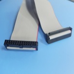 厂家直供idc排线扁平线LED屏FC灰排线2651信号FC2*14P 2.54端子线