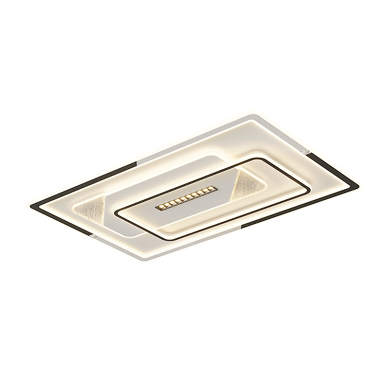 Lámpara de techo de sala de estar moderna y sencilla, luz de techo de sala de protección ocular LED para el hogar súper brillante nórdico de alta gama 440L