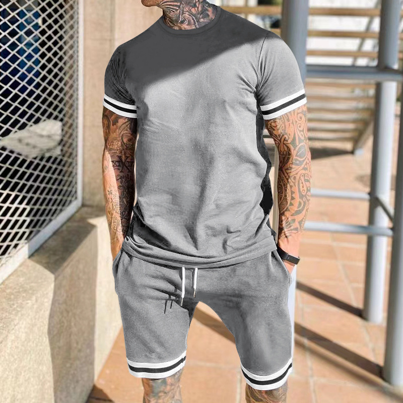 Männer Einfarbig Shorts-Sets Herren Bekleidung display picture 14