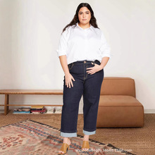 美国本土仓可代发欧美大码牛仔阔腿裤TEMU亚马逊SHEIN跨境TK现货