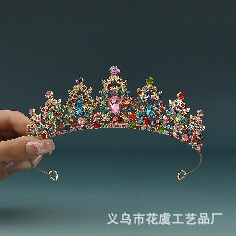 热卖儿童皇冠发箍女童公主小女孩生日礼物皇冠头箍发饰婚礼头饰