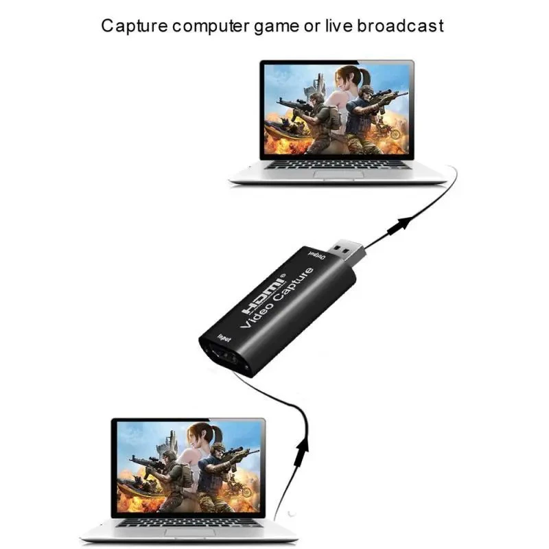 USB 2.0 видеозахват карта совместимая с 4K HD захватом видео для игрового живого видео записи OBS