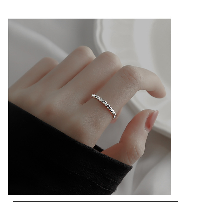 Simple Style Geometric Alloy Plating Womenu0027S Open Ring