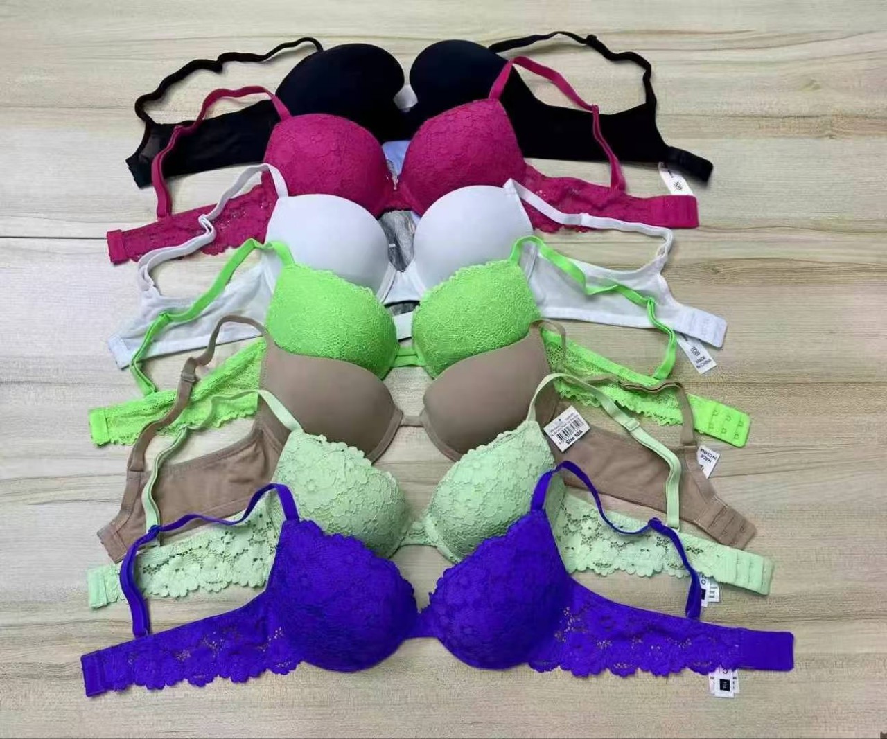 Las chicas tienen un stock de bra de arco de encaje mezcla de bra misceláneo nuevo bra mezclado image 1