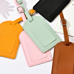 Cross-Border Spot Leather Suitcase Tag Boarding Passport Bag Luggage Tag Id Card Holder Protective Cover High-End