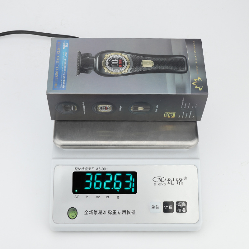 ハイパワー家庭用電気バリカン LCD デジタルディスプレイメンズ彫刻電気バリカンヘアサロンレトロ電気バリカン卸売|undefined