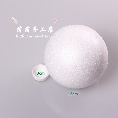 Blanco poli dragón tamaño sólido hueco bola de espuma DIY material boda ventana apoyos bola ESTRELLADO