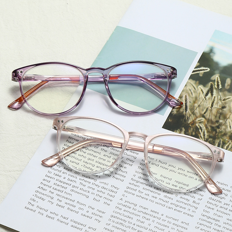 Street Stalls For The Elderly,Anti-blue Light Retro Round-frame Reading Glasses For Men And Women,Personalized Fashion Reading Glasses
