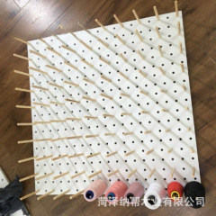 白色木质洞洞板置物架商场展会洞洞板收纳展示架家用洞洞板隔板
