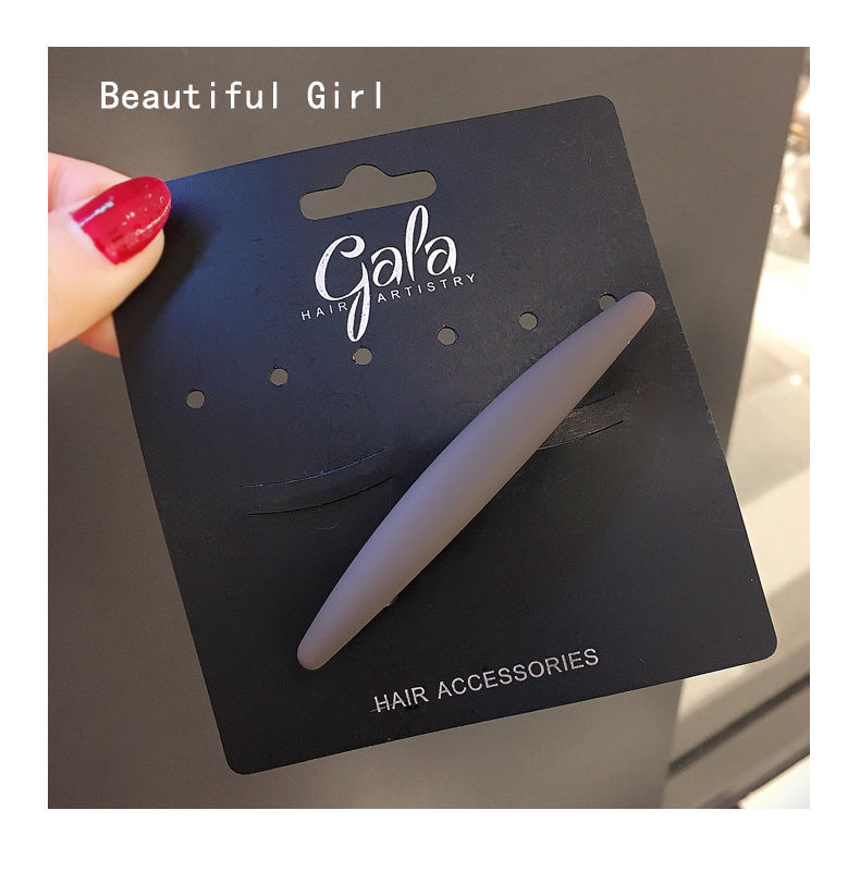 Korean-style fine half-hair simple hair clip clip head clip spring clip horizontal clip ponytail clip bangs clip_voghion.com