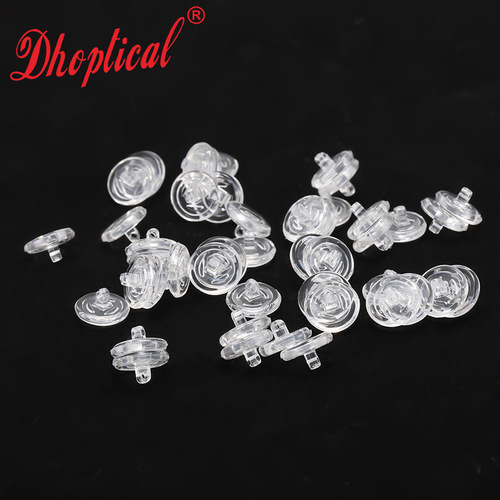 Silicone Eyeglass Nose Pads with Round Screw-in Design, Cross-border Package CY014, 25 Pieces