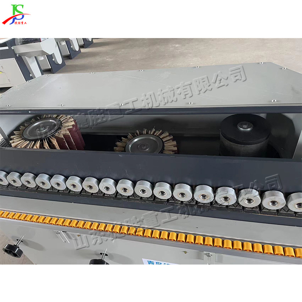 máquina de pulido lateral para panel de puerta de gabinete pequeño equipo de pulido lateral de carpintería equipo de pulido lateral de tablero de madera sólida