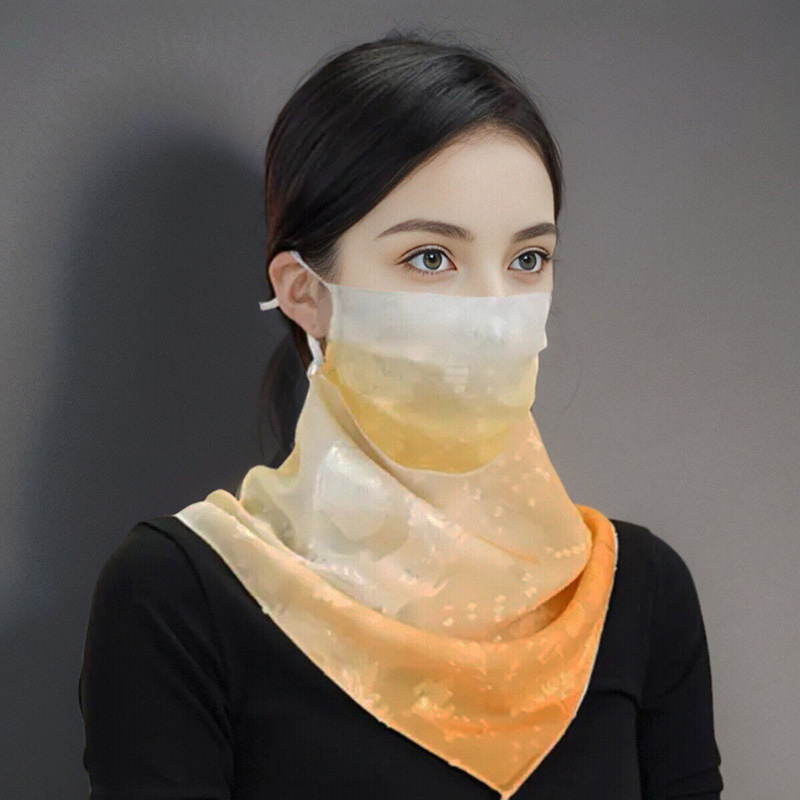 Gesichtsbedeckung Aus Eisseide Für Damen Als Uv-schutz Maske_voghion.com