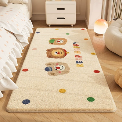 Avtomobil döşəmə paspasları | Strip Carpet, Home Decorative Floor Mat - healing-bear-4060cm-soft-imitation-cashmere