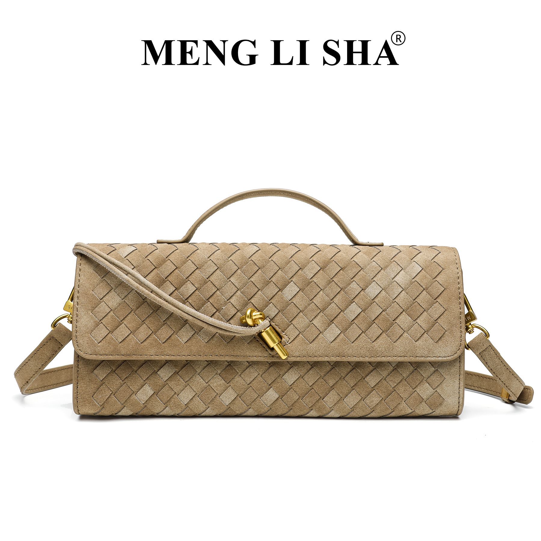 Autumn/Winter New Suede Woven Bag - Commuter Clutch Evening Bag For Women, Vintage Luxury Shoulder & Crossbody Accordion Bag - Thumbnail 7