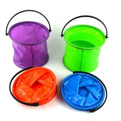 Children's Toys Folding Bucket Fishing Small Water Bucket Fishing Stretching Water Bucket Folding Small Water Bucket Outdoor Water Toy 